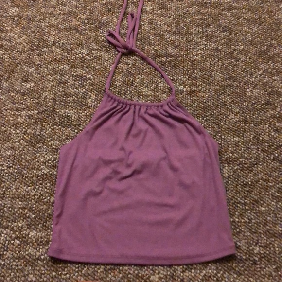 Urban outfitters purple halter crop top - Picture 1 of 4